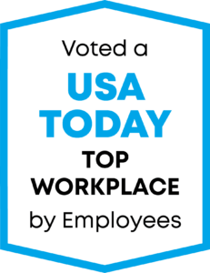 USA Today Top Workplace, voted by employees